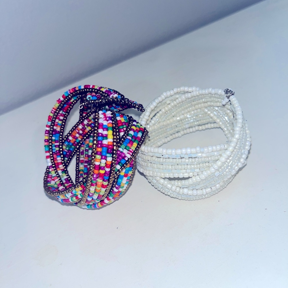 💗Beaded Cuff Bracelet Bundle✌🏼